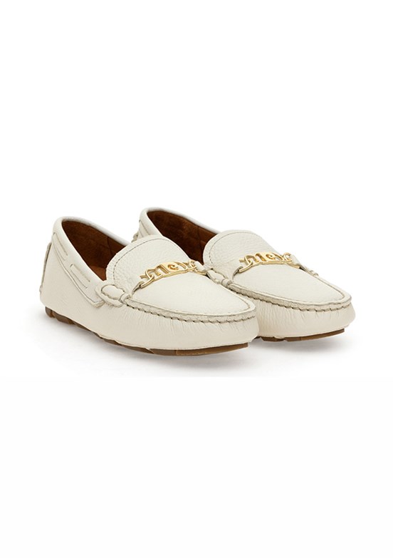 PİERRE CARDİN Beyaz Kadın Loafer Ayakkabı