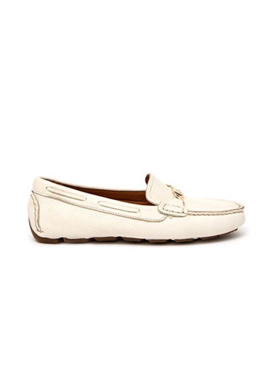 PIERRE CARDIN Beyaz Kadın Loafer Ayakkabı