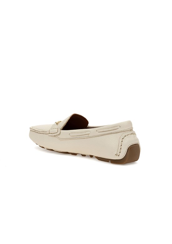 PIERRE CARDIN Beyaz Kadın Loafer Ayakkabı
