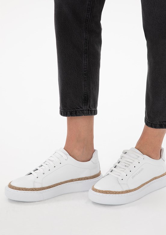 PİERRE CARDİN Beyaz Kadın Sneaker Ayakkabı