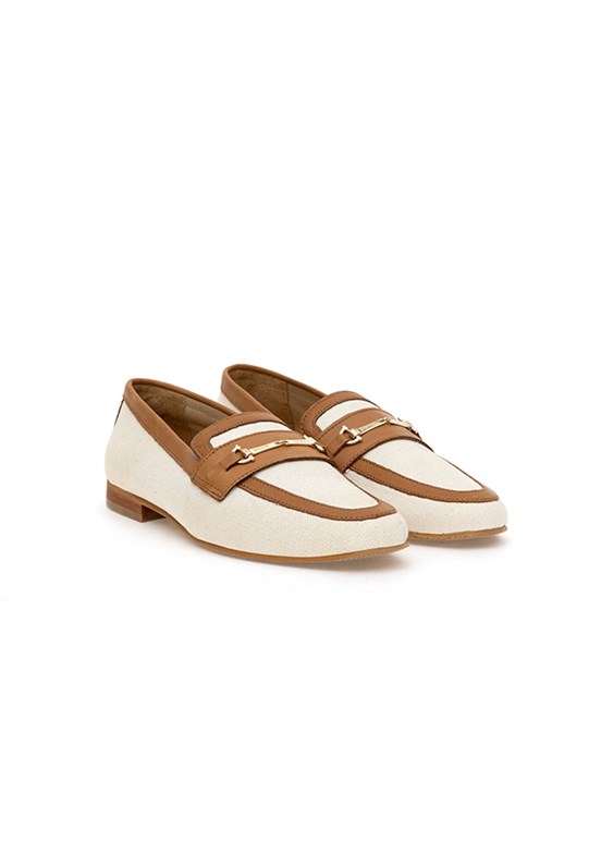 PIERRE CARDIN Beyaz Kadın Loafer Ayakkabı
