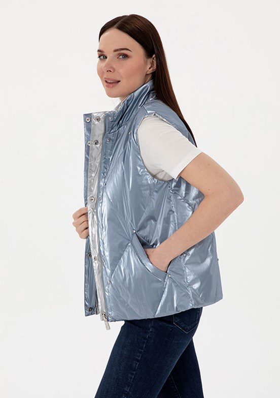 PIERRE CARDIN Gri Kadın Regular Mont