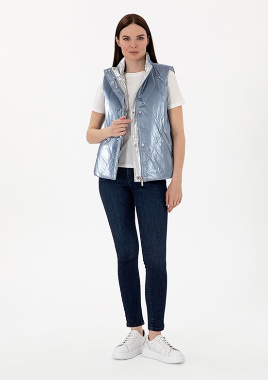 PIERRE CARDIN Gri Kadın Regular Mont