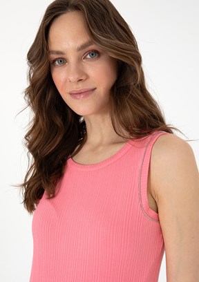 PIERRE CARDIN Pembe Kadın Örme T-Shirt