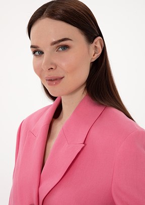 PIERRE CARDIN Pembe Kadın Comfort Ceket