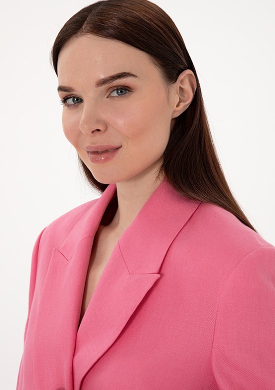 PIERRE CARDIN Pembe Kadın Comfort Ceket