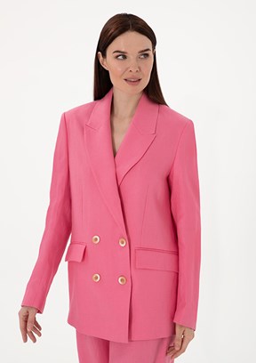 PIERRE CARDIN Pembe Kadın Comfort Ceket