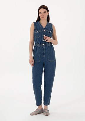 PIERRE CARDIN Çok Renkli Kadın Denim Elbise