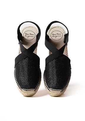TONİ PONS Siyah Kadın Espadril Ayakkabı