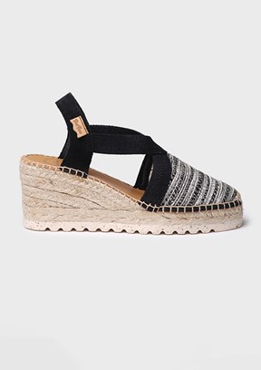 TONİ PONS Siyah Kadın Espadril Ayakkabı