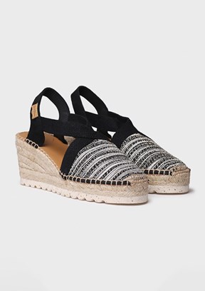 TONİ PONS Siyah Kadın Espadril Ayakkabı