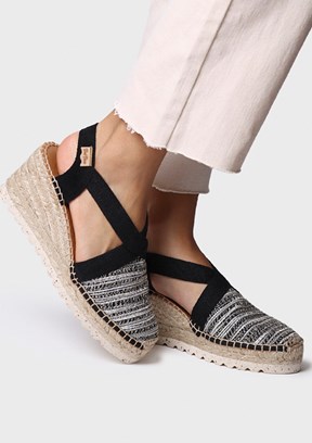 TONİ PONS Siyah Kadın Espadril Ayakkabı