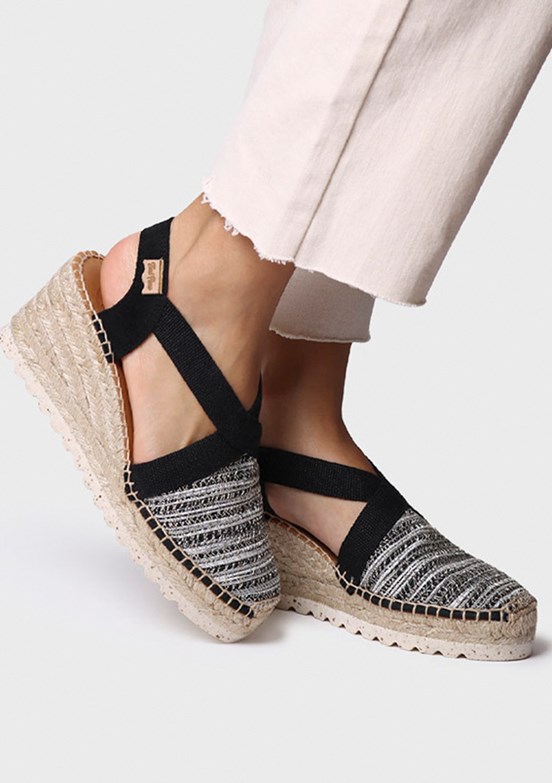 TONİ PONS Siyah Kadın Espadril Ayakkabı