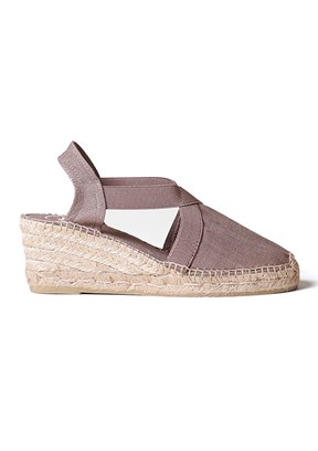 TONİ PONS Elactic Linen Gri Kadın Espadril Ayakkabı