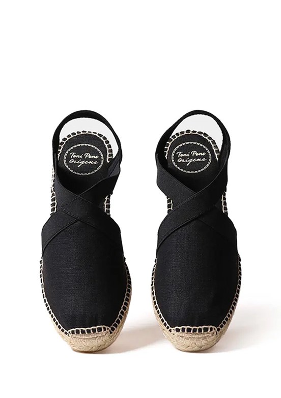 TONİ PONS Siyah Kadın Espadril Ayakkabı
