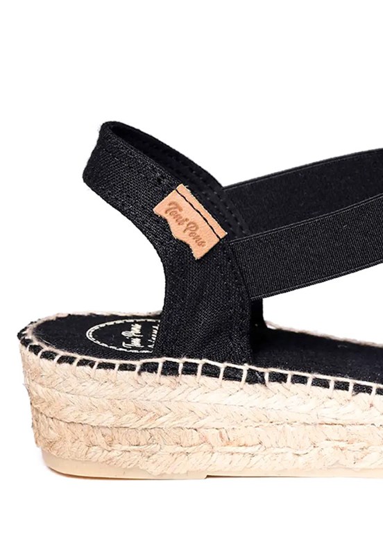 TONİ PONS Siyah Kadın Espadril Ayakkabı