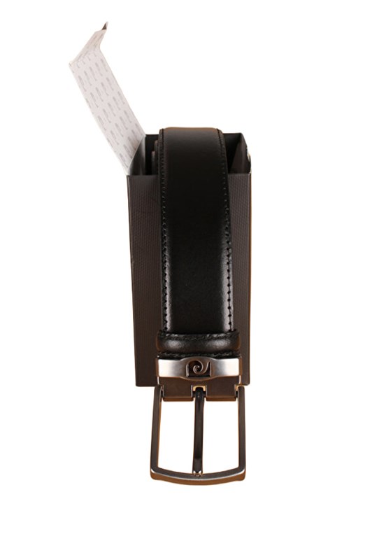 PİERRE CARDİN - PC-ANL-SZ Erkek Siyah Deri Kemer