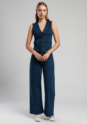 LEE COOPER Peru Denim Kadın Jean Yelek