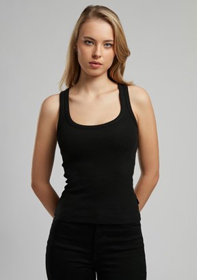 LEE COOPER Raina Siyah Kadın O Yaka Atlet