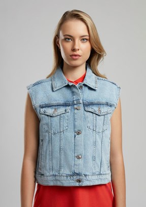 LEE COOPER Zane Denim Kadın Jean Yelek