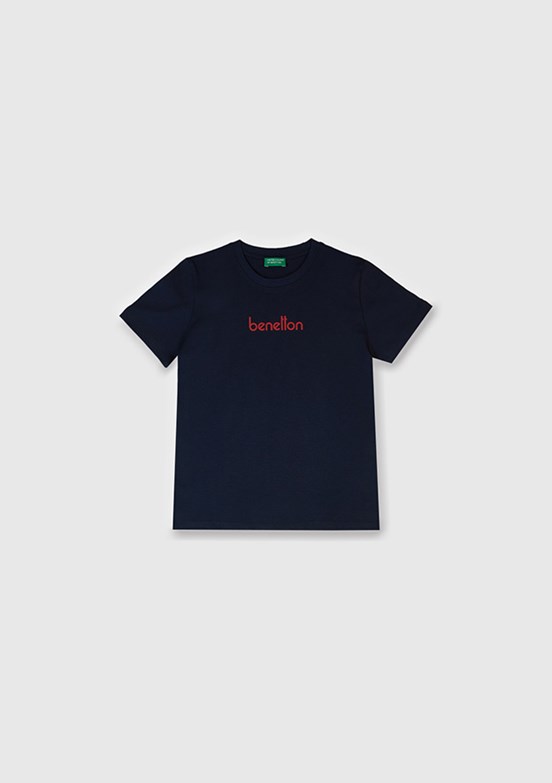 BENETTON Lacivert Erkek Çocuk Kısa Kol T-Shirt
