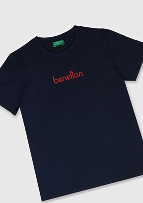 BENETTON Lacivert Erkek Çocuk Kısa Kol T-Shirt