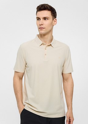 BACKANDBOND Bej Erkek Polo Yaka T-Shirt