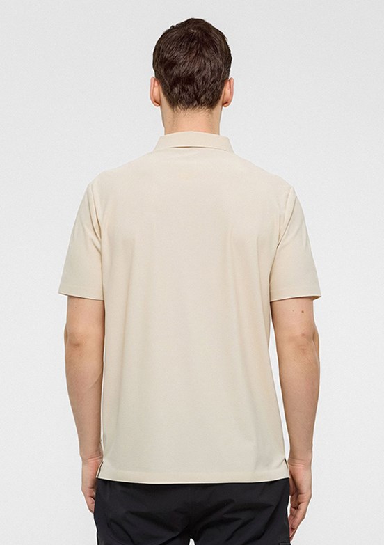 BACKANDBOND Bej Erkek Polo Yaka T-Shirt