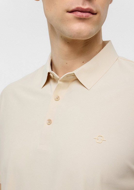 BACKANDBOND Bej Erkek Polo Yaka T-Shirt