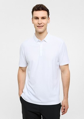 BACKANDBOND Beyaz Erkek Polo Yaka T-Shirt