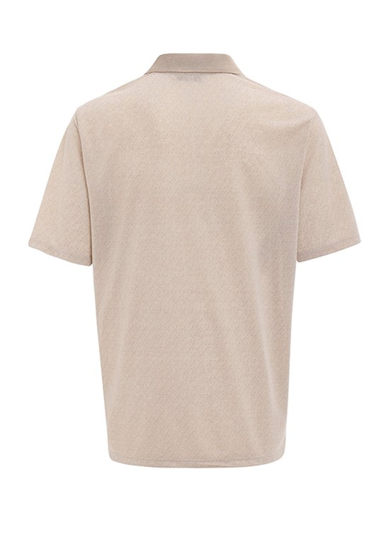 SÜVARİ Bej Erkek Polo Yaka T-Shirt