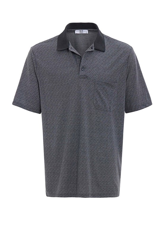 SÜVARİ Siyah Erkek Polo Yaka T-Shirt