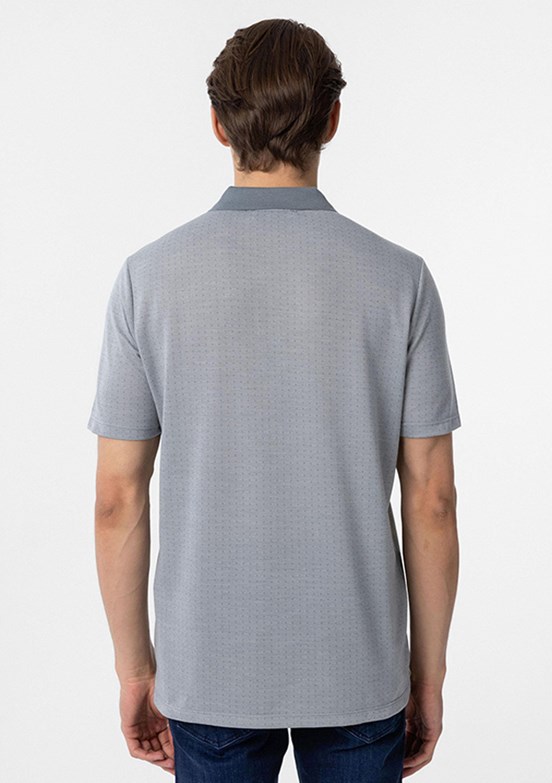 SÜVARİ Gri Erkek Polo Yaka T-Shirt