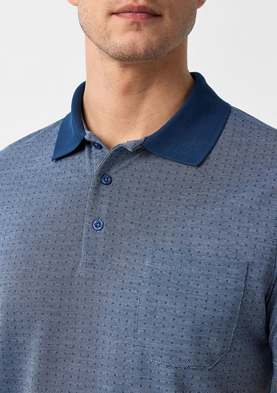 SÜVARİ Lacivert Erkek Polo Yaka T-Shirt