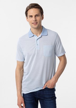 SÜVARİ Mavi Erkek Polo Yaka T-Shirt
