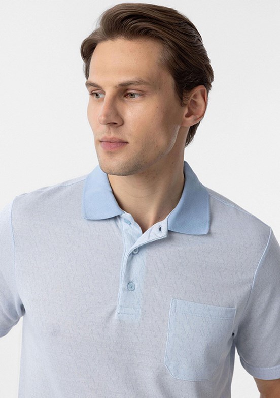 SÜVARİ Mavi Erkek Polo Yaka T-Shirt