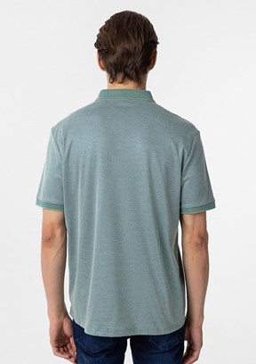 SÜVARİ Yeşil Erkek Polo Yaka T-Shirt