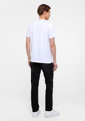SÜVARİ Beyaz Erkek Slim T-Shirt