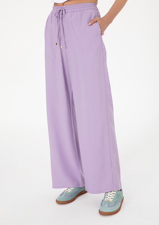 US POLO ASSN Mor Kadın Relax Pantolon