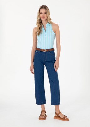US POLO ASSN Mavi Kadın Slim Jean Pantolon