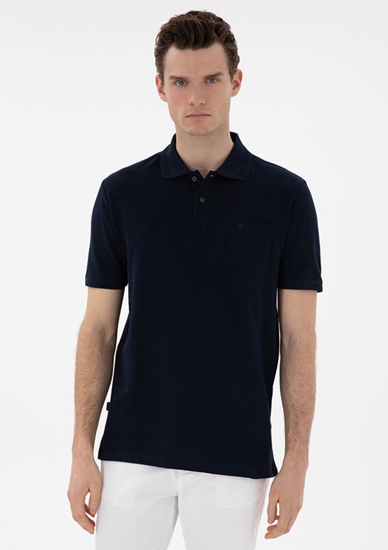 PİERRE CARDİN Lacivert Erkek Regular T-Shirt