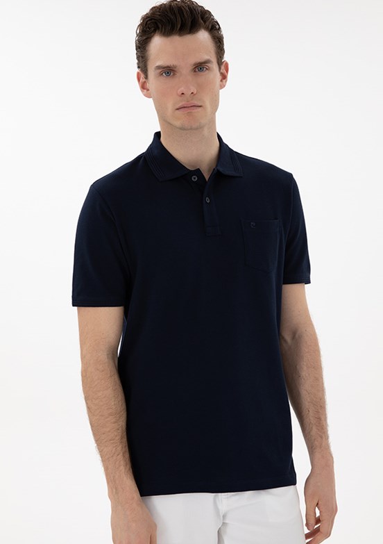 PİERRE CARDİN Lacivert Erkek Regular T-Shirt