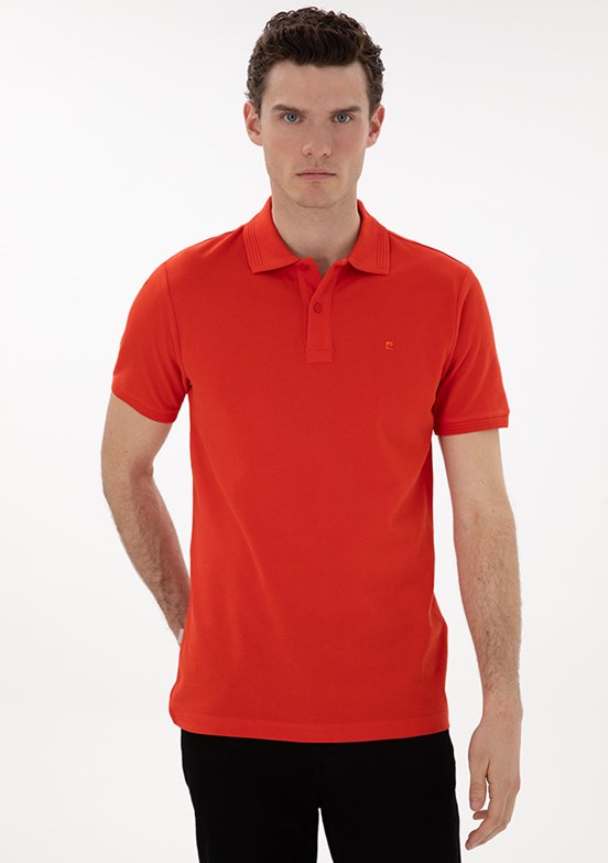 PİERRE CARDİN Kırmızı Erkek Slim T-Shirt