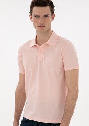 PİERRE CARDİN Pembe Erkek Slim T-Shirt