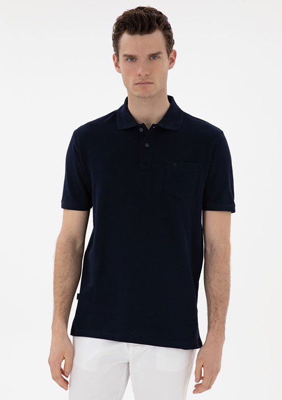 PİERRE CARDİN Lacivert Erkek Regular T-Shirt