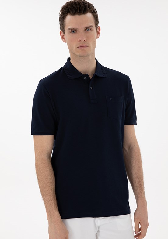 PİERRE CARDİN Lacivert Erkek Regular T-Shirt