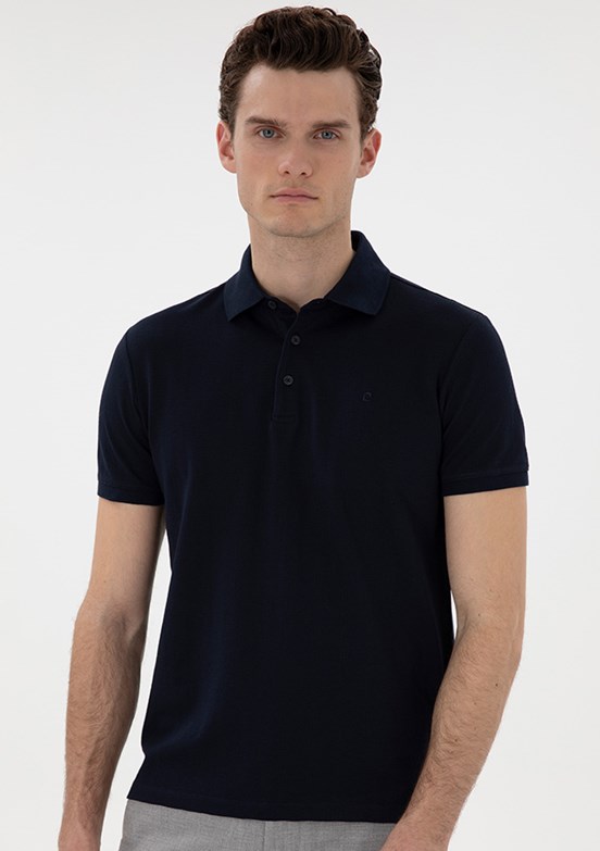 PİERRE CARDİN Lacivert Erkek Slim T-Shirt