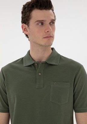 PİERRE CARDİN Yeşil Erkek Regular T-Shirt