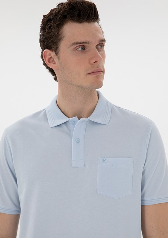PİERRE CARDİN Mavi Erkek Regular T-Shirt