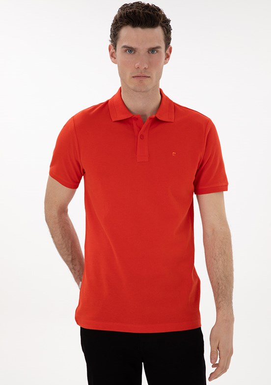 PİERRE CARDİN Kırmızı Erkek Slim T-Shirt